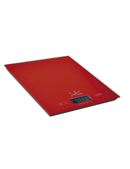 Balanza cocina Jata 729R  balanza rectagunlar roja