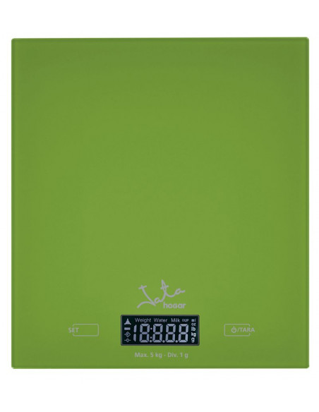 Balanza cocina Jata 729V  balanza rectangular verd
