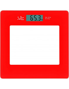 Bascula Ba  o JATA 290R BASCULA CRISTAL MARCO ROJO