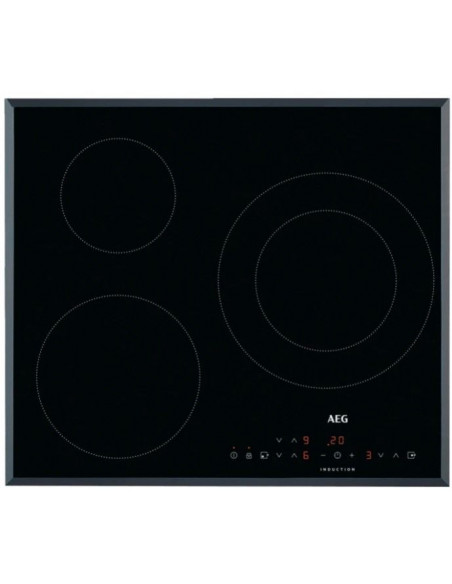 Inducci  n AEG IKB6330SFB  3 zonas  7 35kW  PowerBo