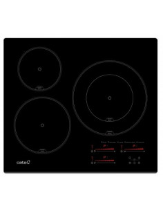 Inducci  n Cata INSB6028BK  3 zonas  7 1Kw  3 func