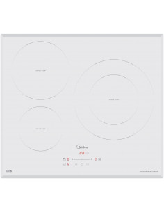 Inducci  n Midea MIH740T278W1  3 Zonas  60cm  Blanc