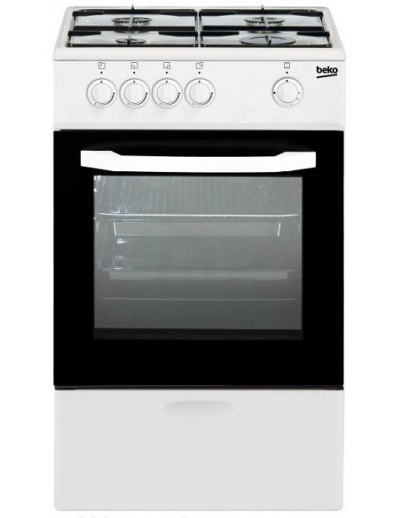 Cocina Beko CSG42010DWN  4 fuegos  85x50  gas