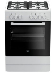 Cocina Beko FSE62110DW  4 fuegos  horno electr