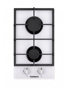 Encimera Corbero CPCGY212DWCI2  2f  Cristal Blanco
