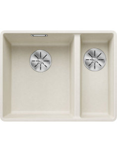 Fregadero blanco Subline 340 160 F blanco Suave