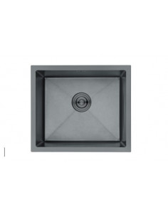 Fregadero Nova SIENA5043N  1C 50X43  Inox negro