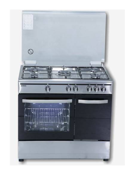Cocina Rommer CH906XFGPB  5 fuegos  Inox  But