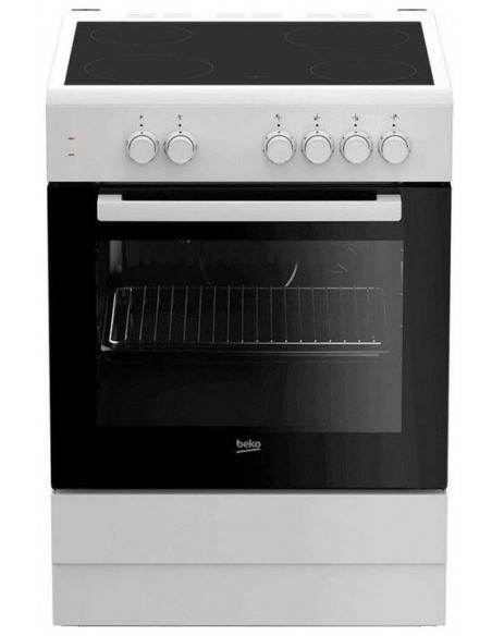 Cocina Beko FSS67000GW  Vitro 4 Zonas 