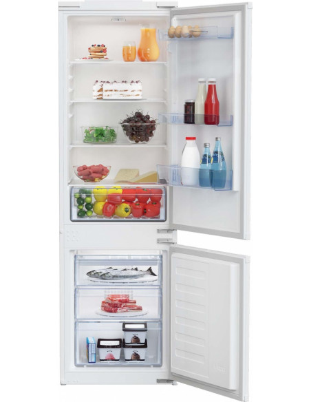 Combi Beko BCSA285K4SN  178x54cm  E   Integr  Cicl