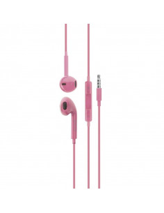 Auriculares DCU 34151002  jack 3 5mm stereo rosa