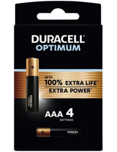 Pilas DURACELL AAALR03K4OPTIMUM Duracell Optimum  